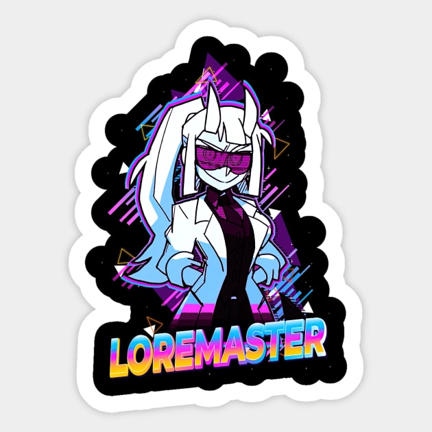 Loremaster Helltaker Sticker by ShariLambert